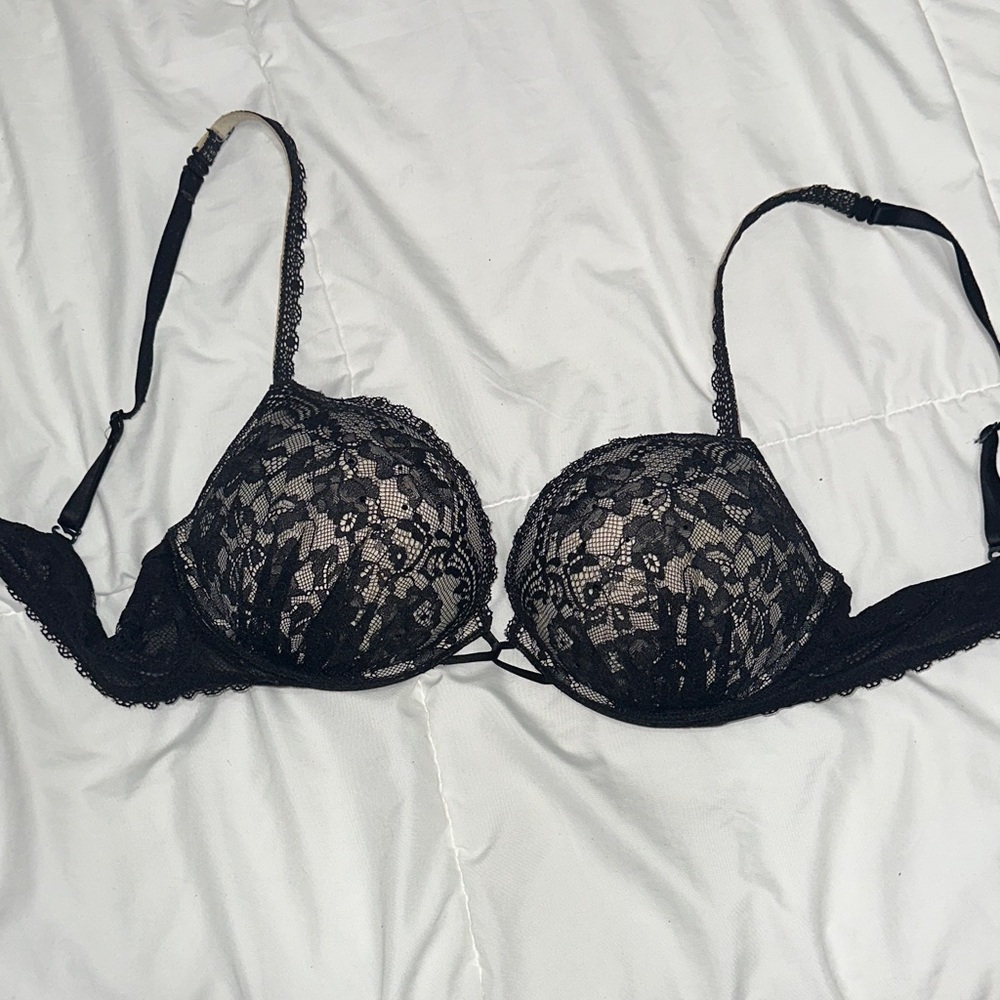 Elegant Black Lace Bra